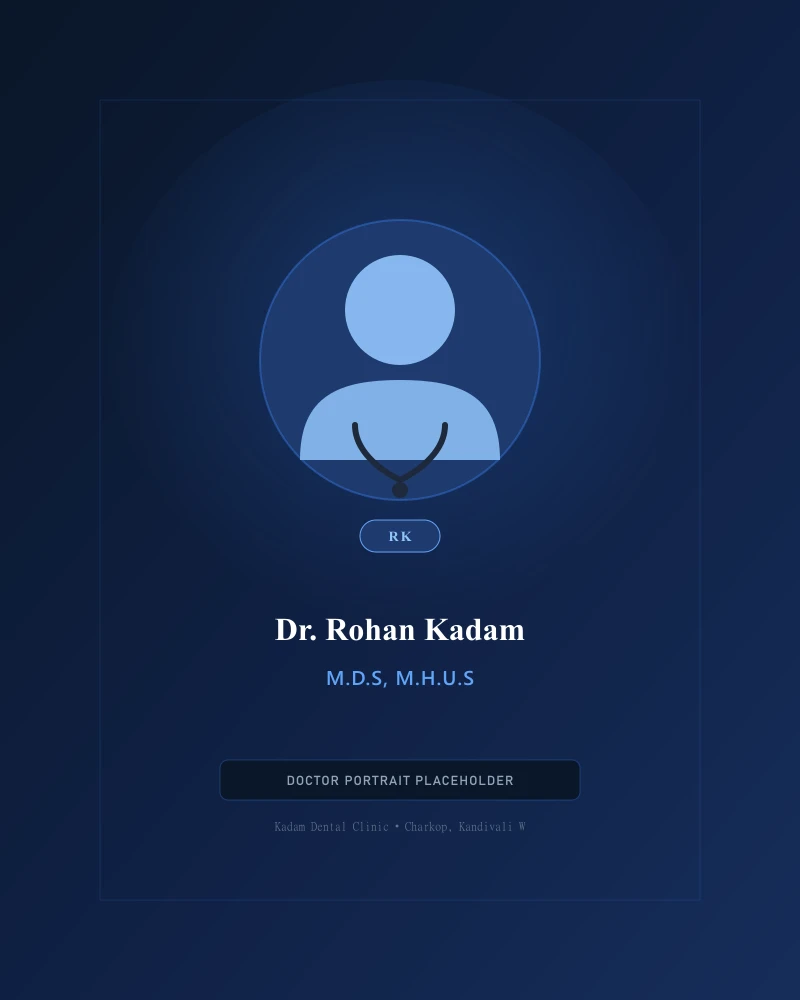 Dr. Rohan Kadam portrait placeholder