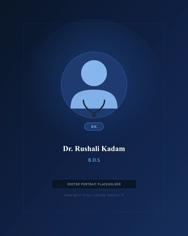 Dr. Rushali Kadam portrait placeholder